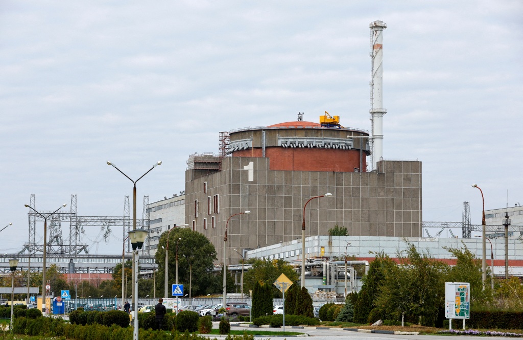 Russia has control of the Zaporizhzhia power plant but is being run by Ukrainian workers.