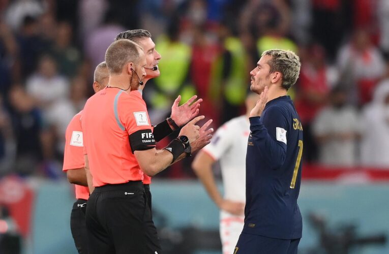 France submit complaint to FIFA as late Antoine Griezmann equaliser against Tunisia ruled out in VAR controversy