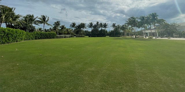 Jasmine Lawn at Baha Mar, where Crypto Bahamas visitors gathered for networking meals during the April conference.