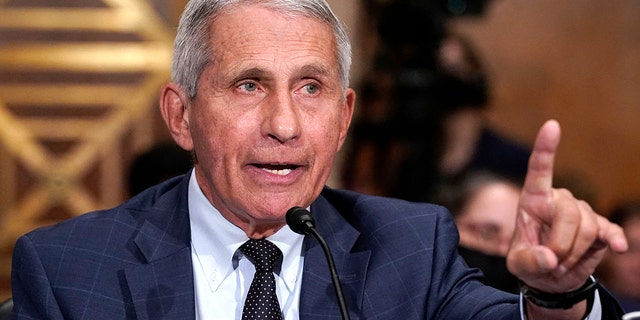 Dr. Anthony Fauci gave his last remarks from the White House on Tuesday before he steps down from his post. (Photo by J. SCOTT APPLEWHITE/POOL/AFP via Getty Images) 