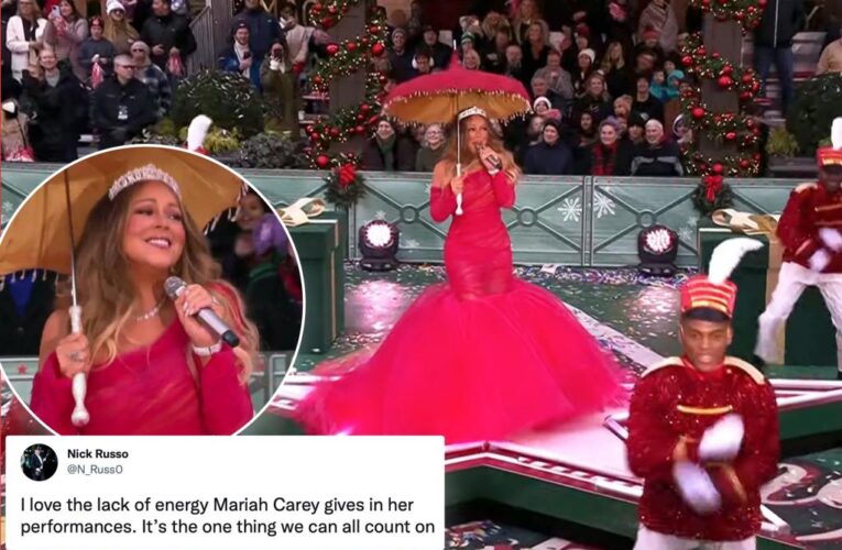 Mariah Carey performs at the Macy’s Parade — and the Internet’s reaction is hilarious