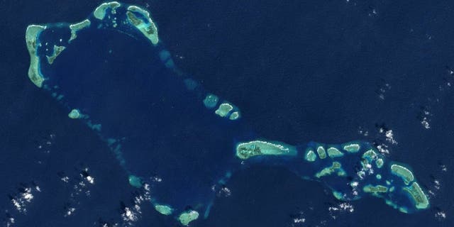 Sabina Shoal, also known as Escoda Shoal, Spratly Islands, West Philippine Sea. 