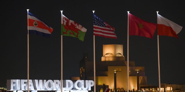 A general view of the corniche ahead of the FIFA World Cup Qatar 2022 at on November 18, 2022 in Doha, Qatar.