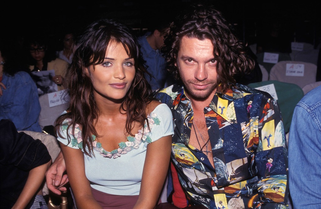 Hutchence and Christensen were snapped at a fashion show in Paris earlier on in that fateful summer of 1992.