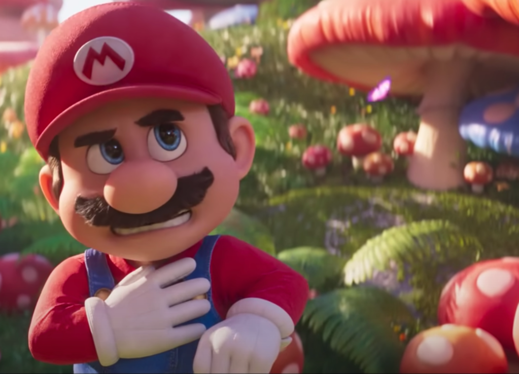 A still of Mario from the upcoming movie, Super Mario Bros. Scheduled for release in the spring of 2023.