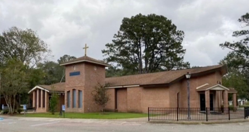A person walking by Saints Peter and Paul Catholic Church in Pearl River on night spotted lights inside and looked through the window to find the cleric having a sex romp with two dominatrices.    