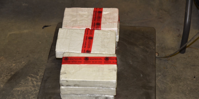 Separately, a U.S. Customs and Border Protection agent discovered 26.63 pounds of alleged cocaine inside a 33-year-old male's personal belongings who was applying for entry into the country.