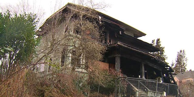 This home was allegedly torched by Sarah Ramey.