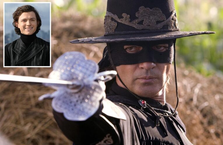 Antonio Banderas says he wants Tom Holland to play ‘Zorro’ in a reboot