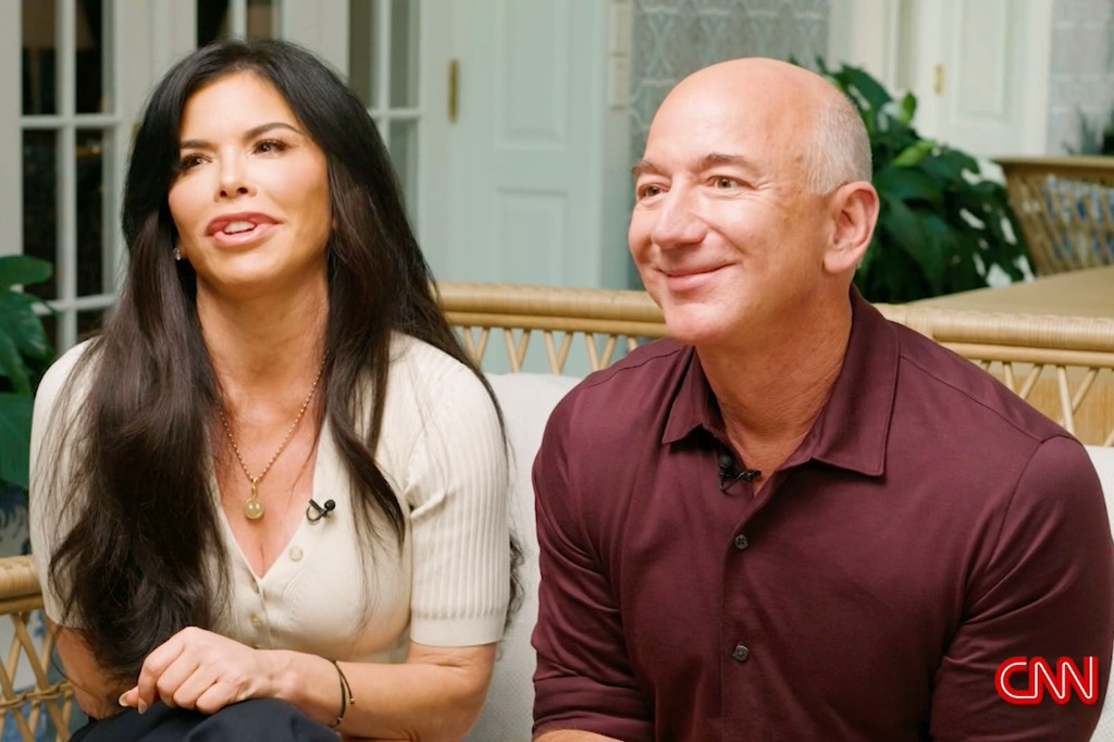Jeff Bezos and Lauren Sanchez.