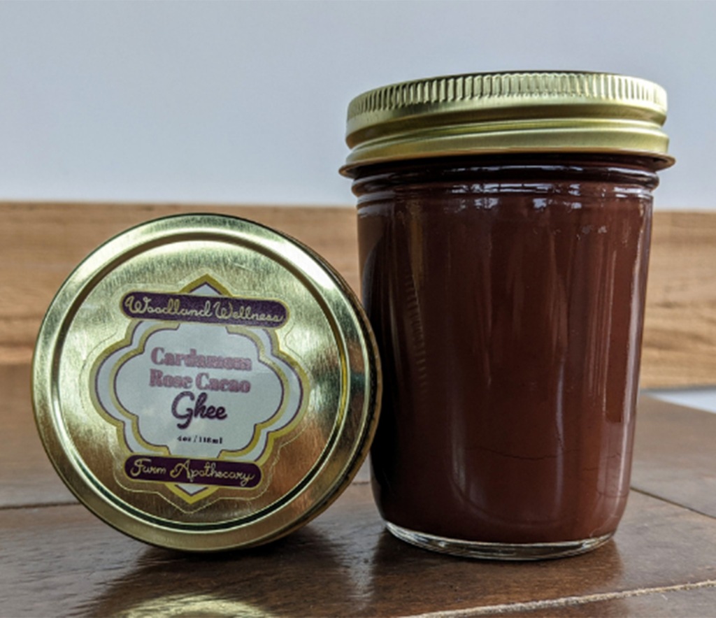 Our most luscious ghee, straight from our heart to yours. This delicious blend of aphrodisiac herbs is intended to open your heart to the world. Try it in coffee or your morning beverage and you’ll never be the same! Also delicious on pancakes, spread on toast with nut butter (goodbye nutella!) or as a decadent dip for strawberries or dates.