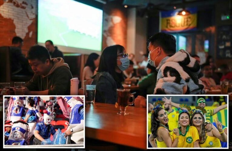 Chinese state TV hiding shots of mask-free World Cup fans