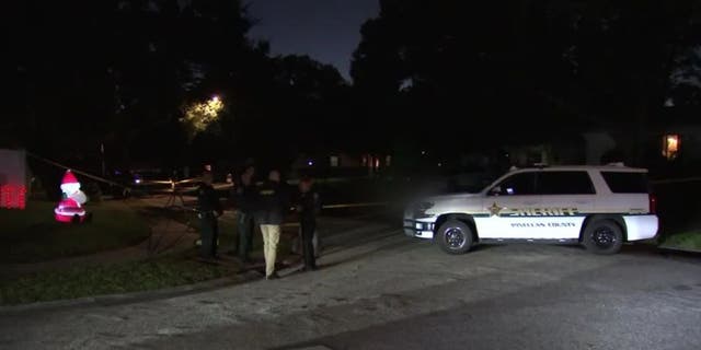 Crime scene of baseball bat attack in Oldsmar, Florida courtesy of WTVT-TV