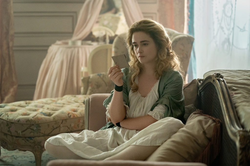 Camille (Alice Englert) in "Dangerous Liaisons." 