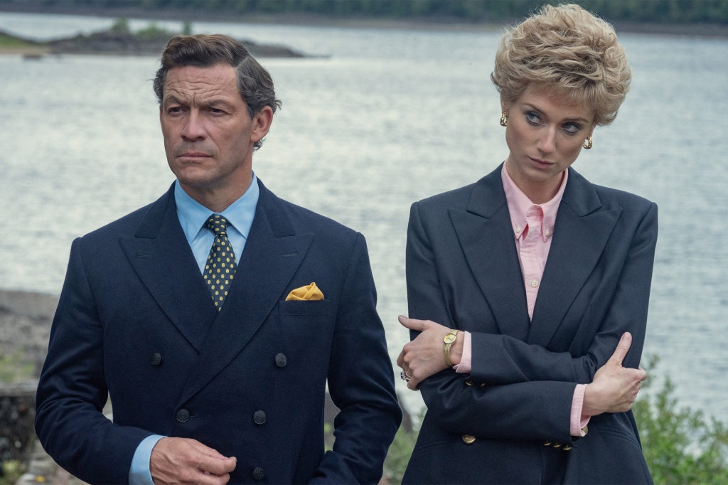 Dominic West as Prince Charles, Elizabeth Debicki as Diana Princess of Wales