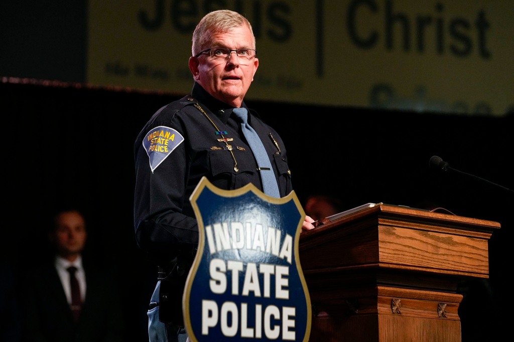 Indiana State Police Superintendent Doug Carter