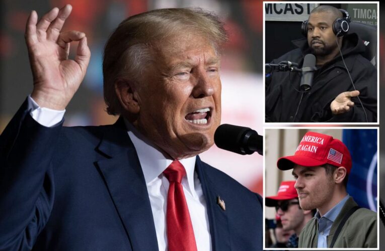 Trump fumes that Kanye ‘tried to f–k’ him over with Nick Fuentes dinner: report