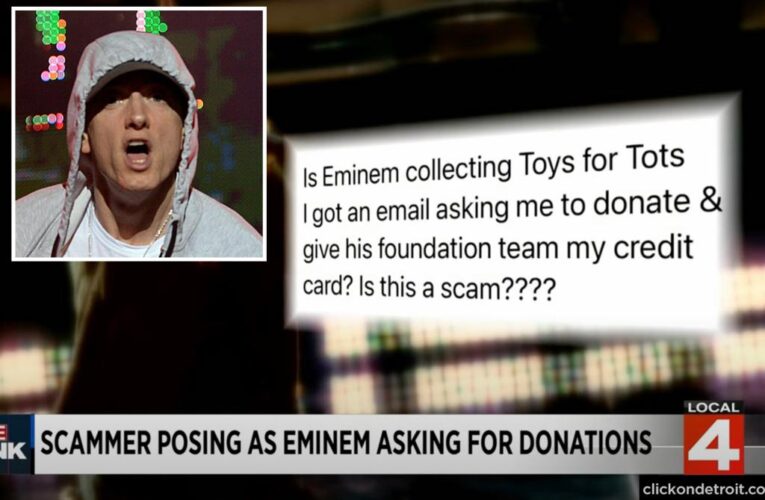 Fake Eminem scammer back with new holiday fraud scheme