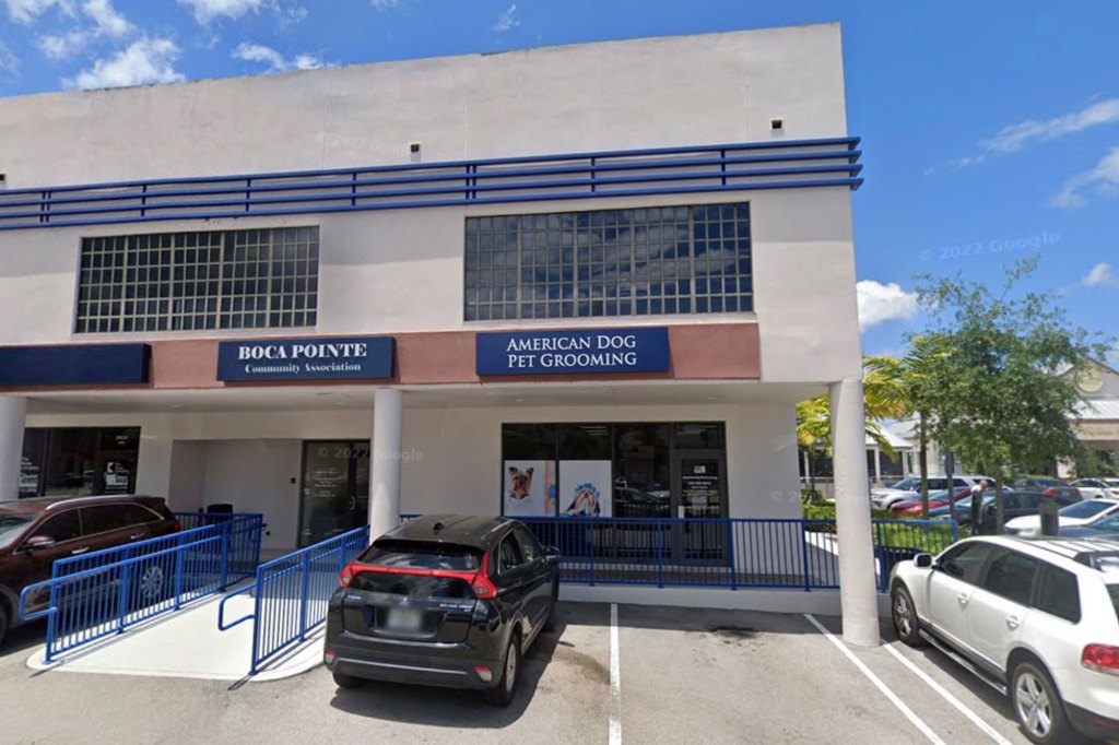 The alleged abuse occurred at American Dog Pet Grooming in Florida.