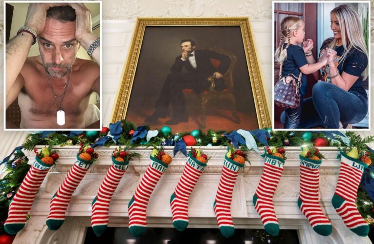 Hunter Biden’s love child snubbed in White House stocking display