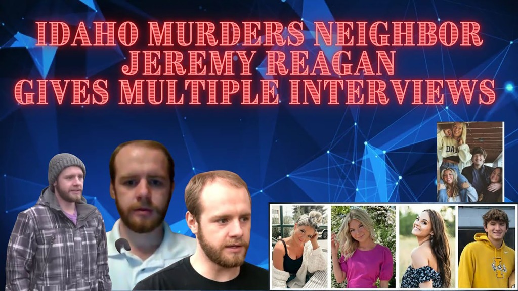 Jeremy Reagan and image of slain students