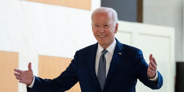 President Joe Biden greets Chinese President Xi Jinping before a meeting on the sidelines of the G-20 summit, Nov. 14, 2022, in Bali, Indonesia.