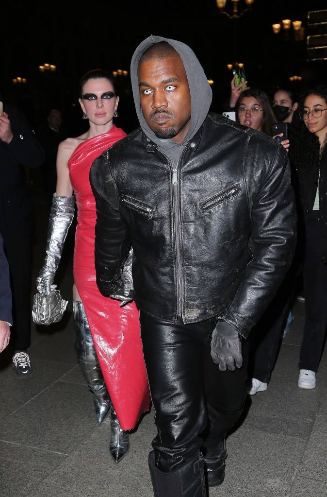 Julia Fox and Kanye West