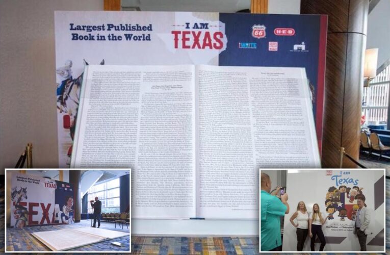World’s largest book published in Texas