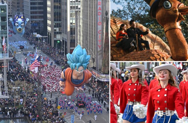 Macy’s 96th annual Thanksgiving Day Parade draws huge crowds