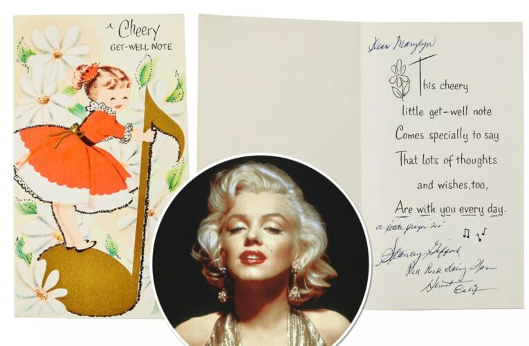 Marilyn Monroe auction includes letter from mystery dad