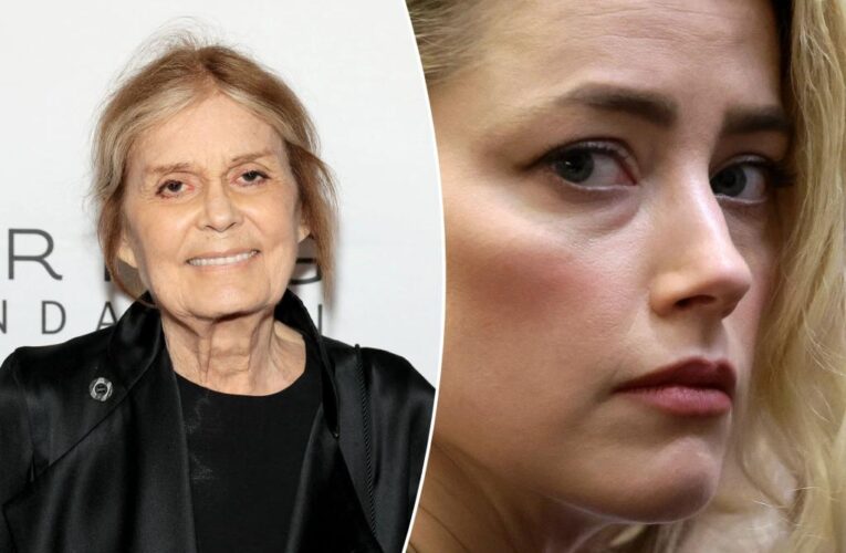 Gloria Steinem blasts ‘public shaming’ of Amber Heard: ‘Mocked for entertainment’