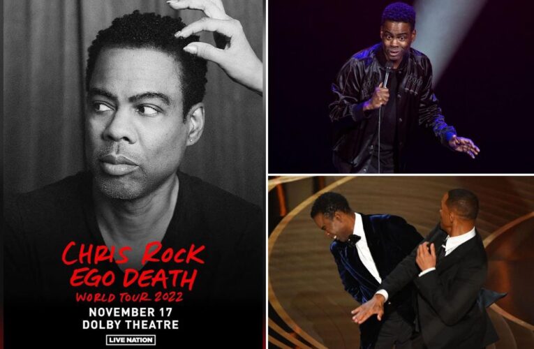 Chris Rock returns to site of Will Smith slap at Dolby Theatre