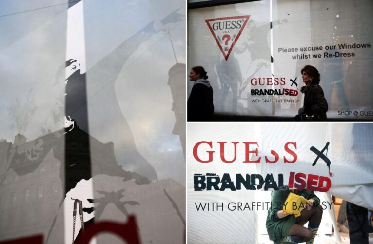 Banksy says fashion retailer Guess ‘helped themselves’ to his work