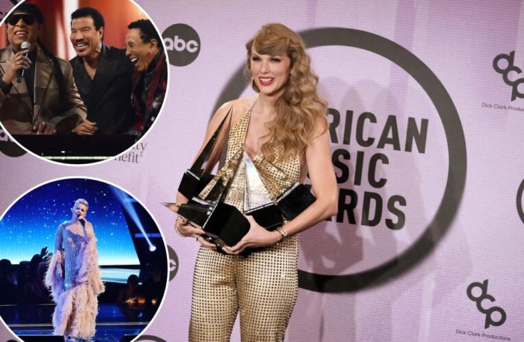 50th American Music Awards belonged to Taylor Swift