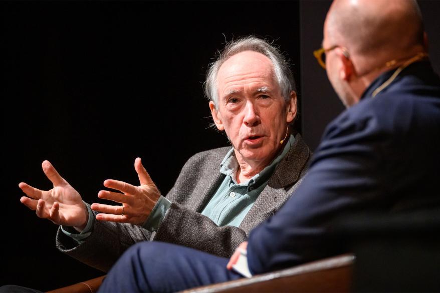 A picture of Ian McEwan, British author.