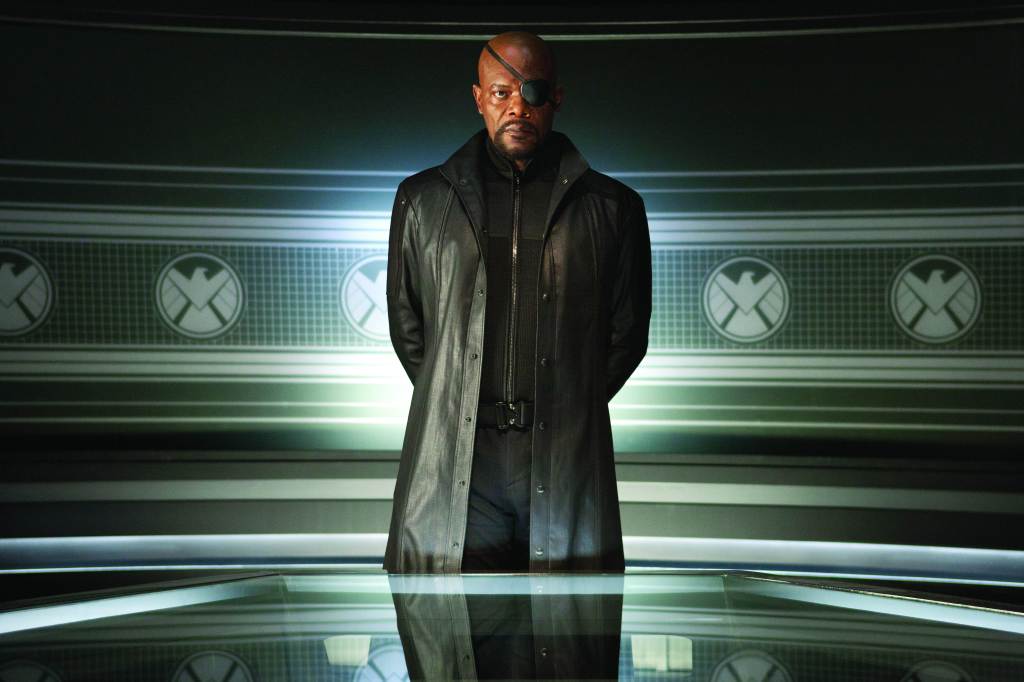 Samuel L. Jackson as Nick Fury in Marvel's "The Avengers."