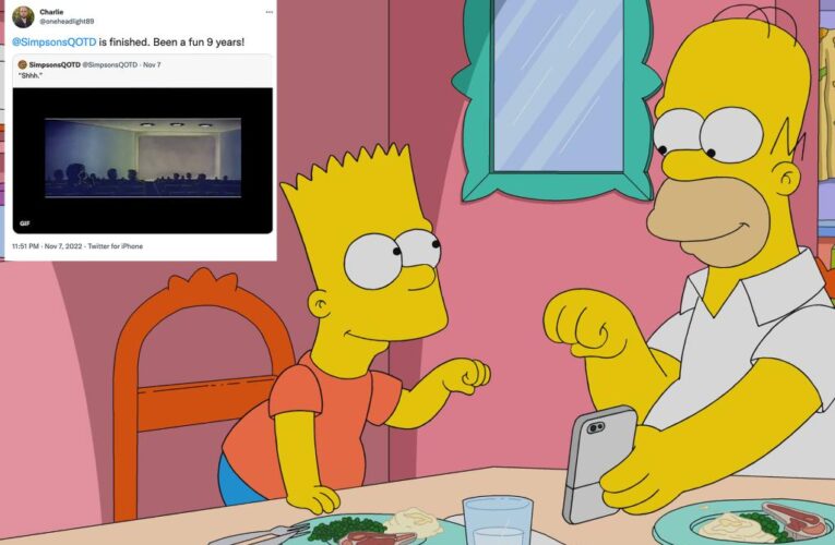 Beloved ‘Simpsons’ fan-run twitter shutting down after nine years