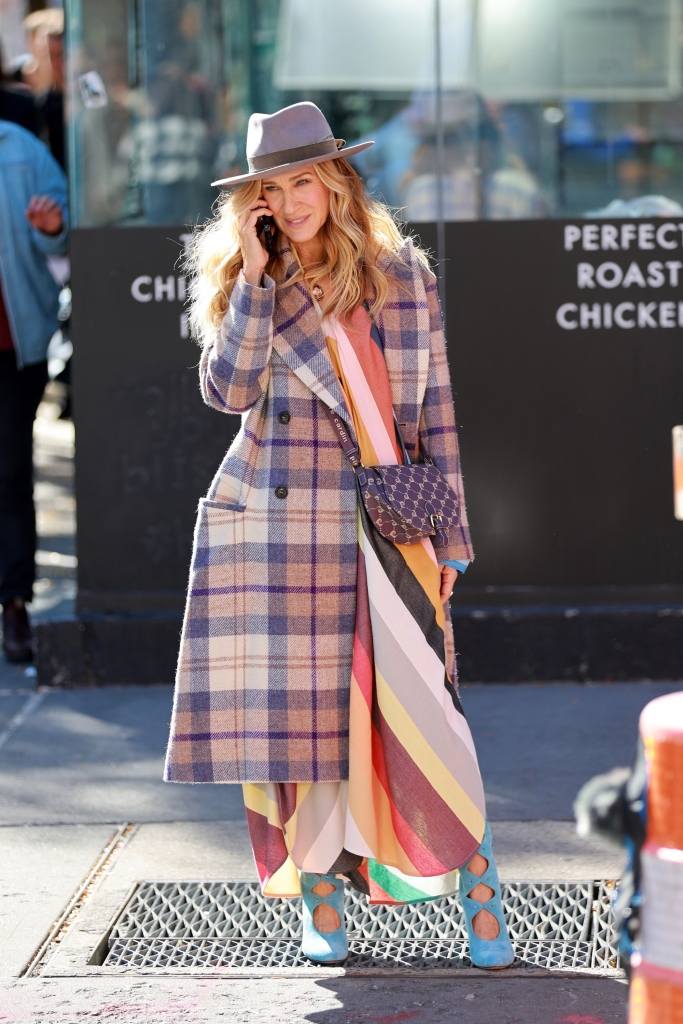 Sarah Jessica Parker was spotted filming scenes for her HBO comedy-drama in New York City on Wednesday.