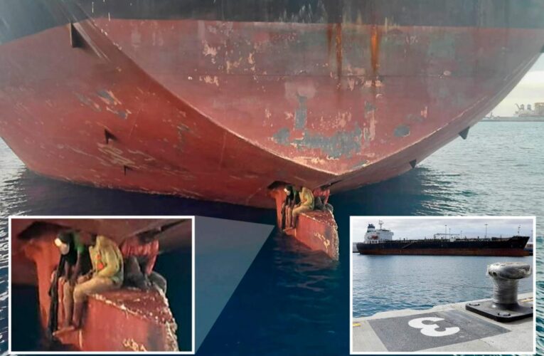 Stowaways found on ship’s rudder on trip to Canary Islands