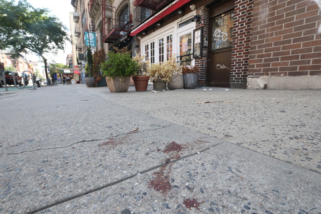 A stabbing took place at a restaurant in the East Village