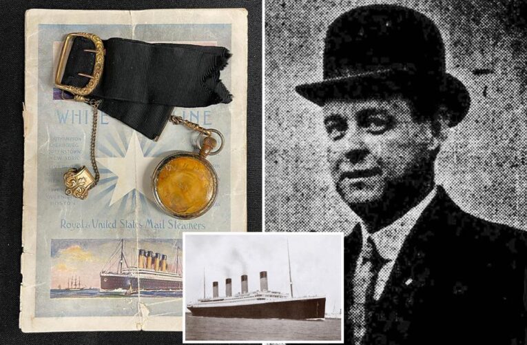 Pocket watch from Titanic sold at auction for $116,000
