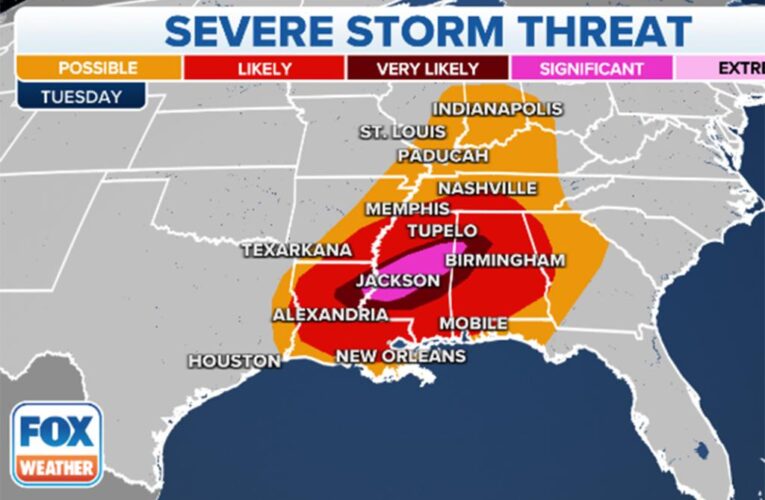 Multiple tornadoes touch down across South amid “particularly dangerous situation”