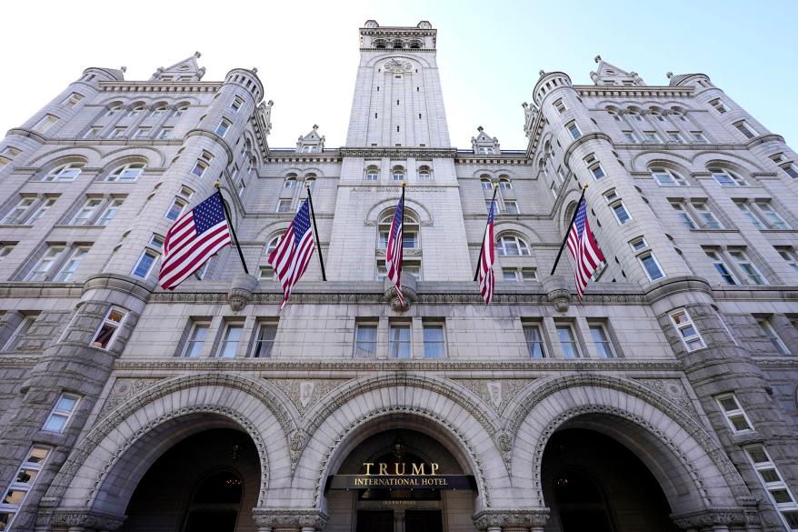 A picture of The Trump International Hotel.