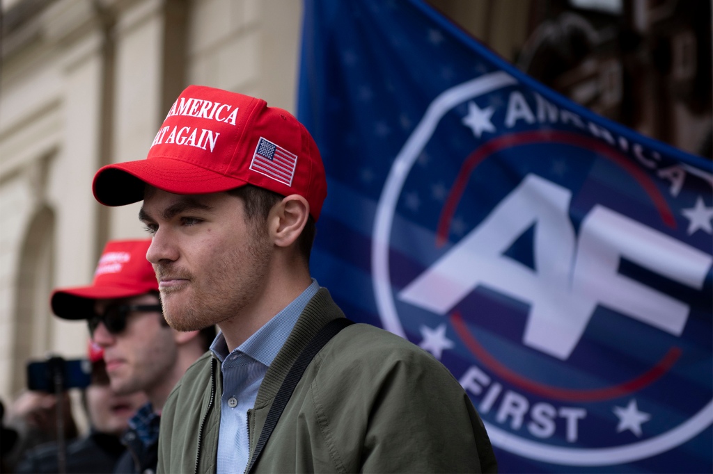 Trump was not aware of who Nick Fuentes was or that the white nationalist was going to be at the dinner.