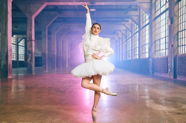 Three years after enduring a serious neck injury, Tyler Peck is now dancing as the Sugar Plum Fairy in "The Nutcracker" at Lincoln Center. Peck was photographed at The Box at Industry City.
