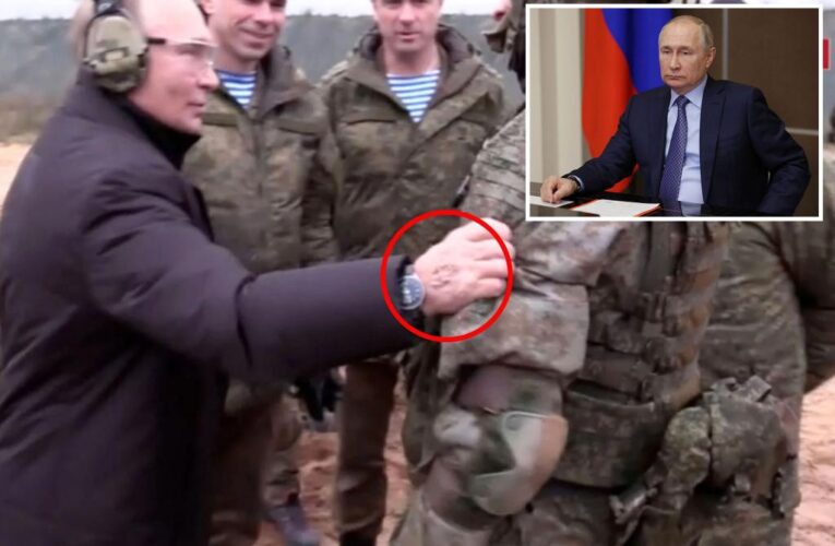 Putin’s hands look ‘black’ in latest sign of serious illness