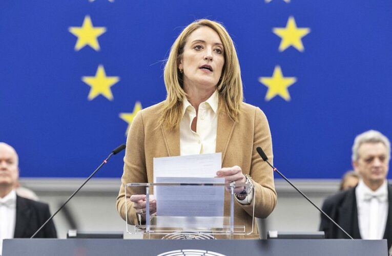 Watch live: European Parliament President Roberta Metsola addresses corruption scandal