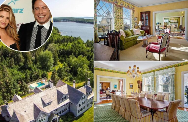 John Travolta can’t sell his Maine mansion