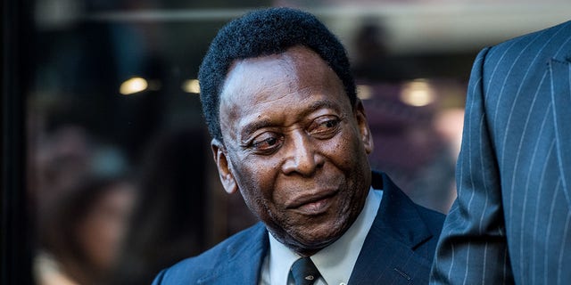 Legendary Soccer player Pele attends the Fifth Avenue Flagship Opening at Hublot Boutique on April 19, 2016, in New York City.