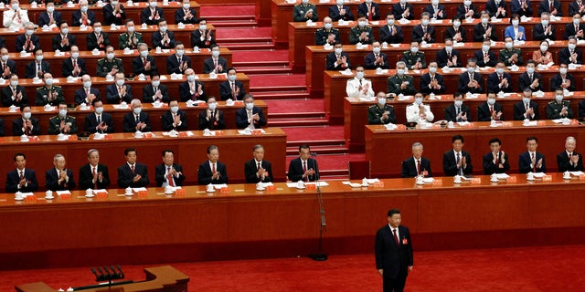 Chinese President Xi Jinping attends the opening ceremony of the 20th National Congress of the Communist Party of China, at the Great Hall of the People in Beijing on Oct. 16, 2022.